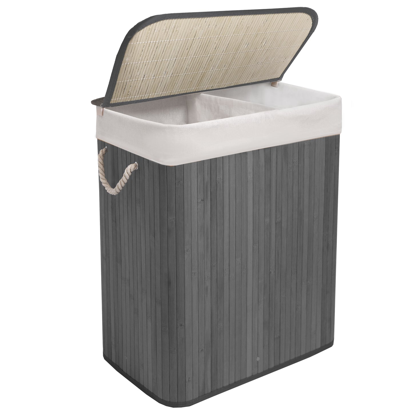 KNIGHT Bamboo Laundry Hamper 105L - Grey