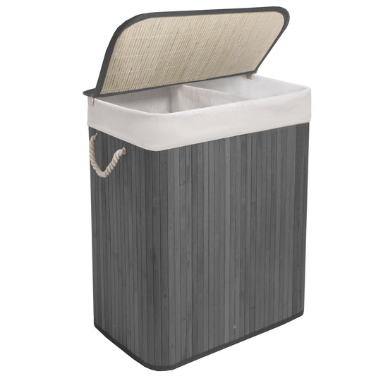 KNIGHT Bamboo Laundry Hamper 105L - Grey