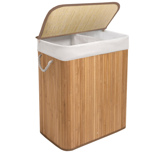 KNIGHT Bamboo Laundry Hamper 105L - Natural